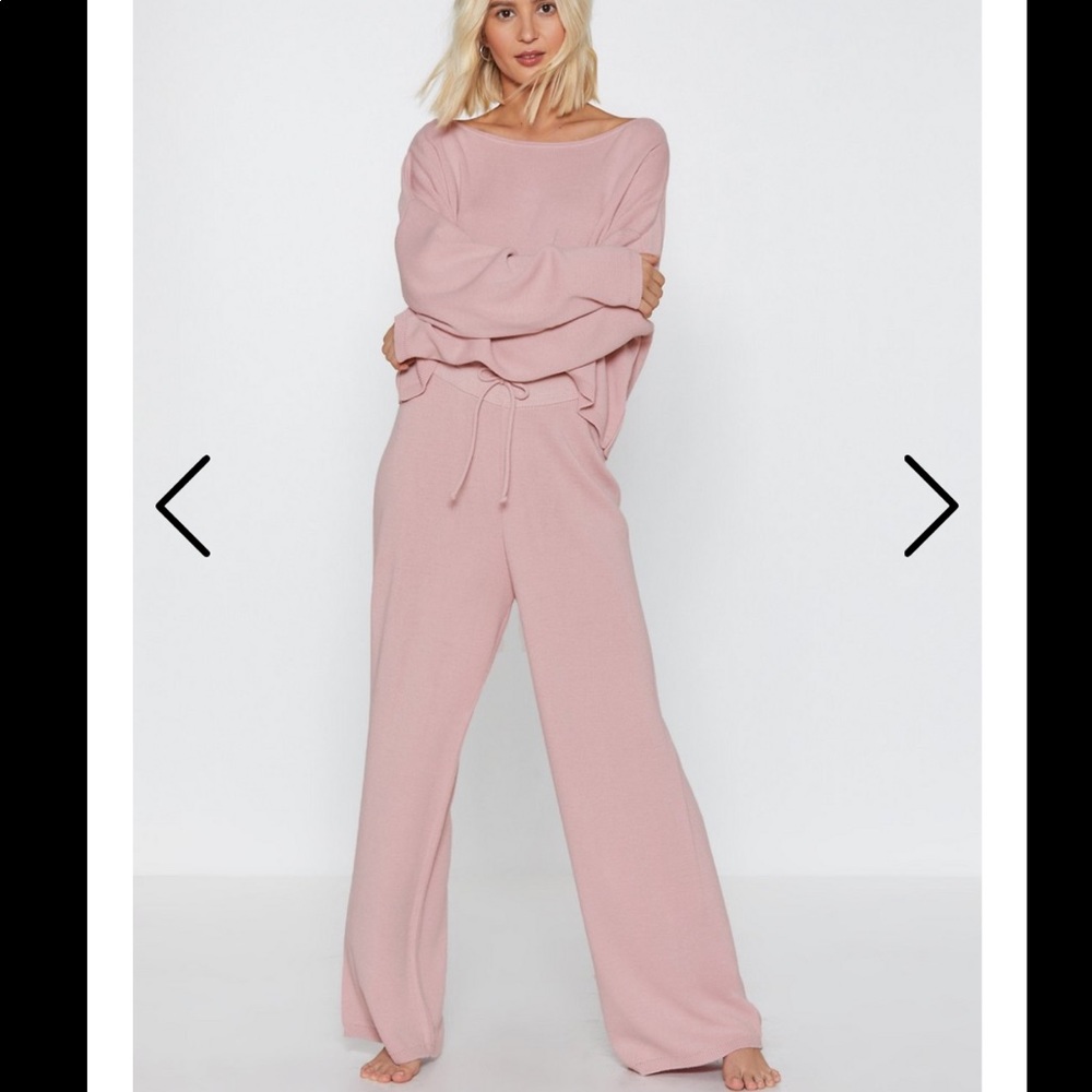 Nasty Gal wide Leg Lounge Set